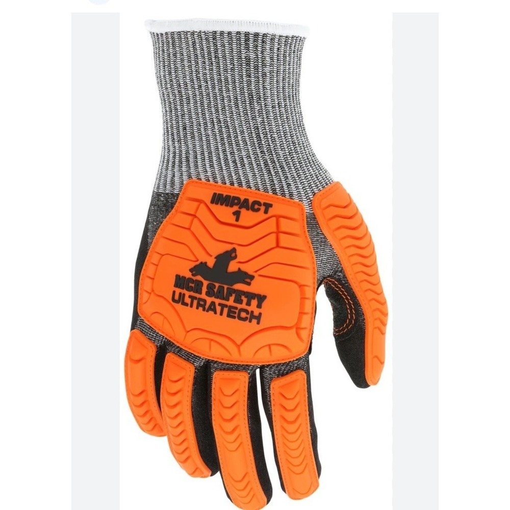 PACK OF 12 MCR SAFETY UT1952XXXL Coated Gloves knit Cuff 60HP28